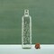 Bubbles Glass Water Bottle 750ml with Wooden Stopper | Leak Proof Reusable Eco Friendly Bottle for Home,Office